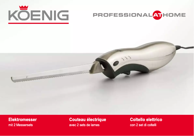 Page 1 de la notice Manuel utilisateur Koenig B04201