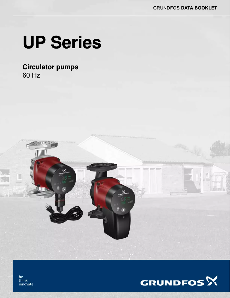 Page n°1 - Manuel utilisateur Grundfos UPS 26-99 FC