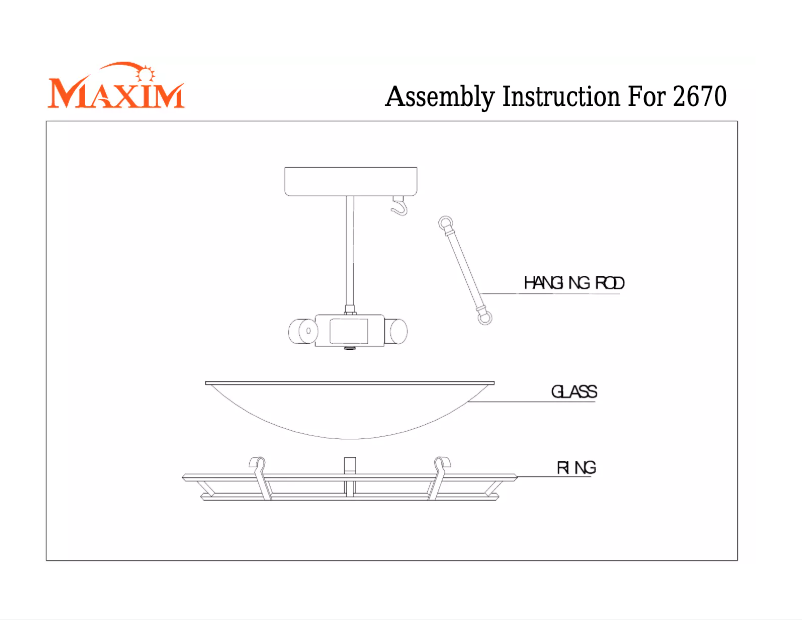 Page 1 de la notice Manuel utilisateur Maxim Stratus 2670MRBZ