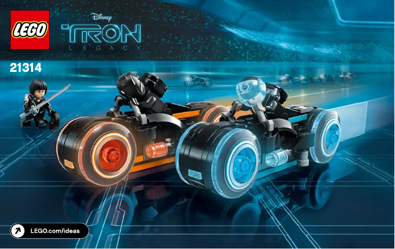 Page 1 de la notice Manuel utilisateur Lego TRON Legacy 21314