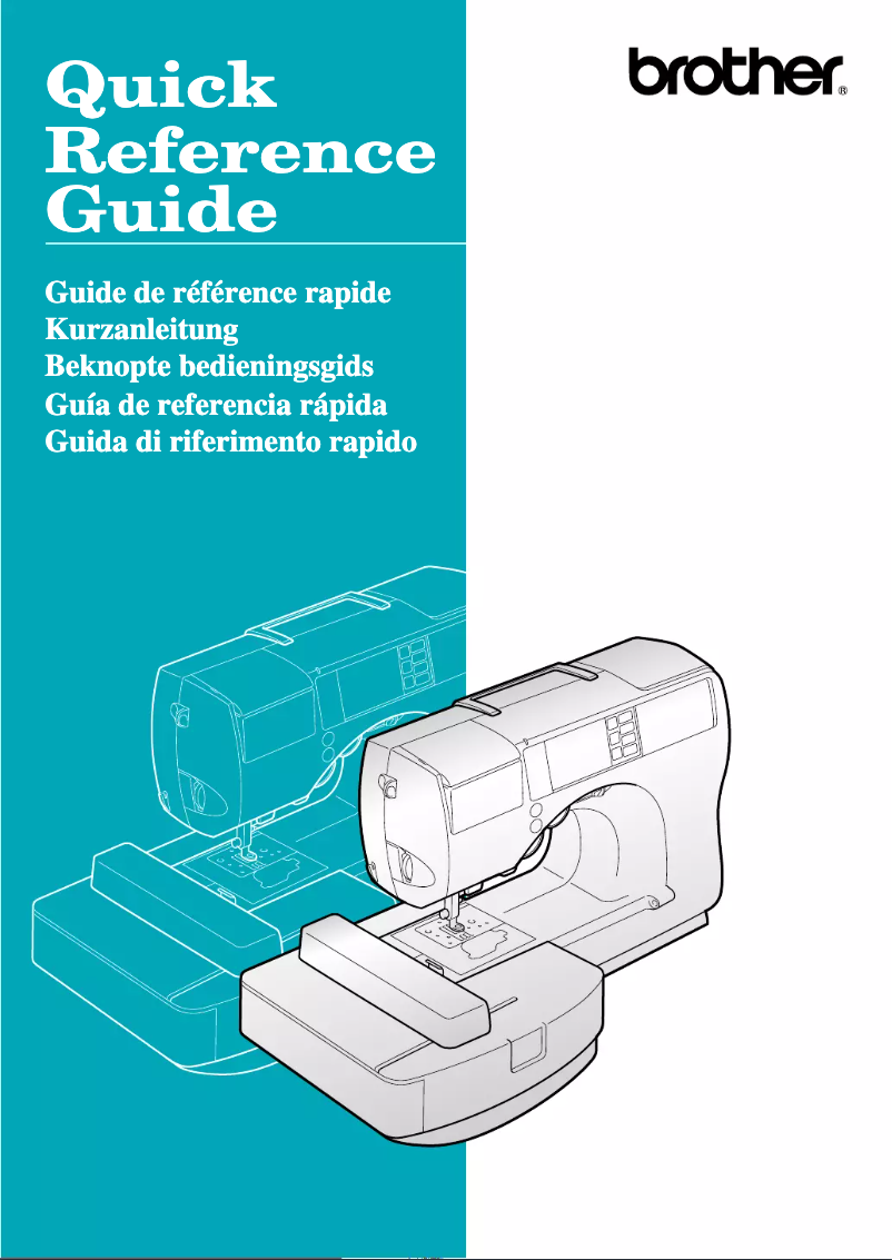 Page n°1 - Manuel utilisateur Brother SE-270D