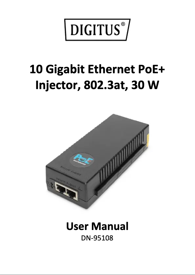 Image de la première page du manuel de l'appareil DN-95108