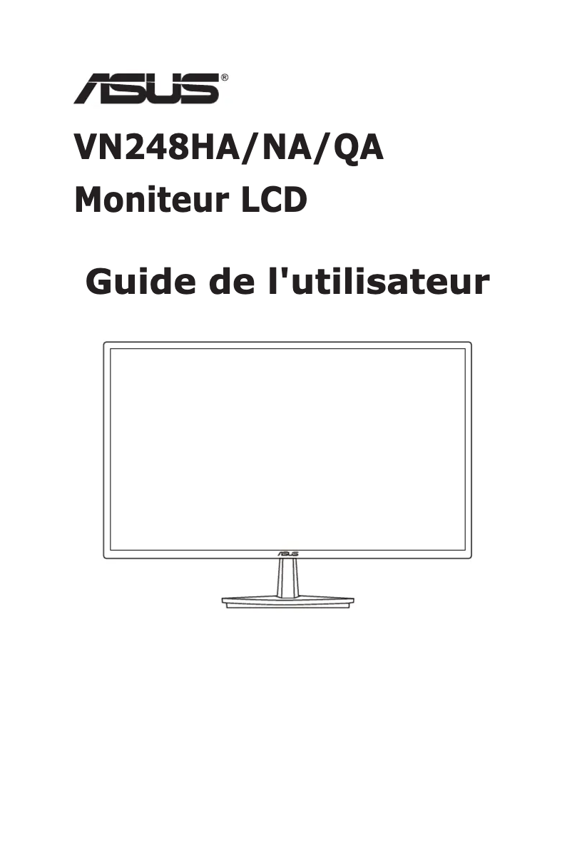 Image de la première page du manuel de l'appareil VN248Q-P