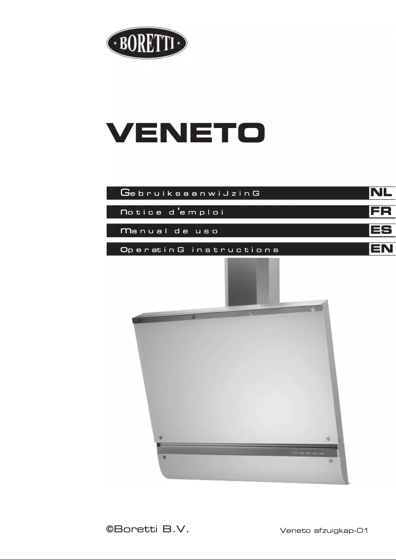 Page 1 de la notice Manuel utilisateur Boretti Veneto