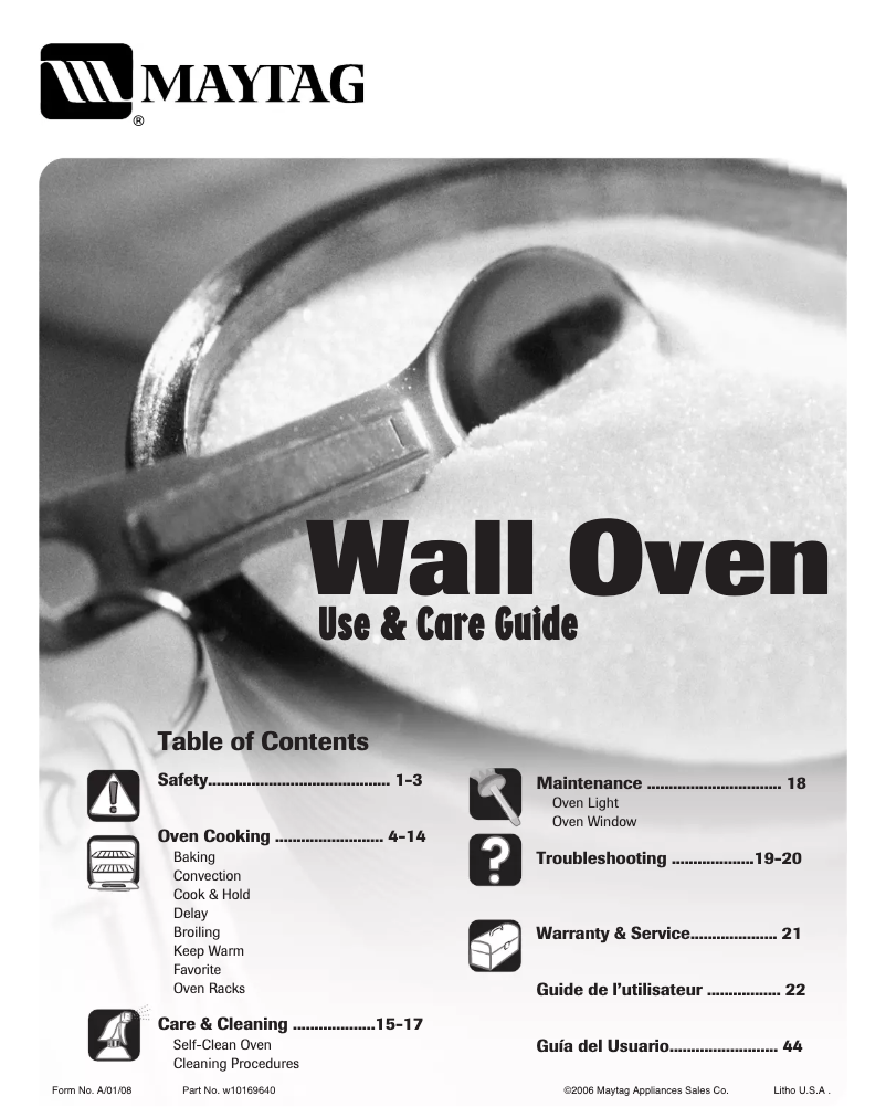 Page n°1 - Manuel utilisateur Maytag MEW7530WDS