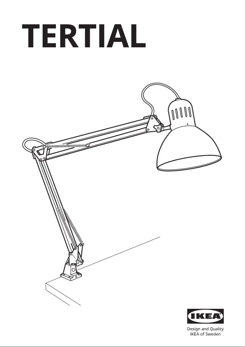 Image de la première page du manuel de l'appareil TERTIAL 003.557.22