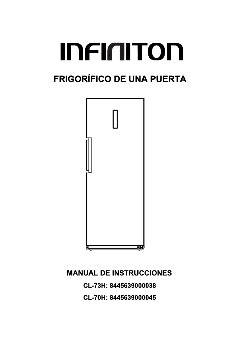 Page n°1 - Manuel utilisateur Infiniton CL-70H