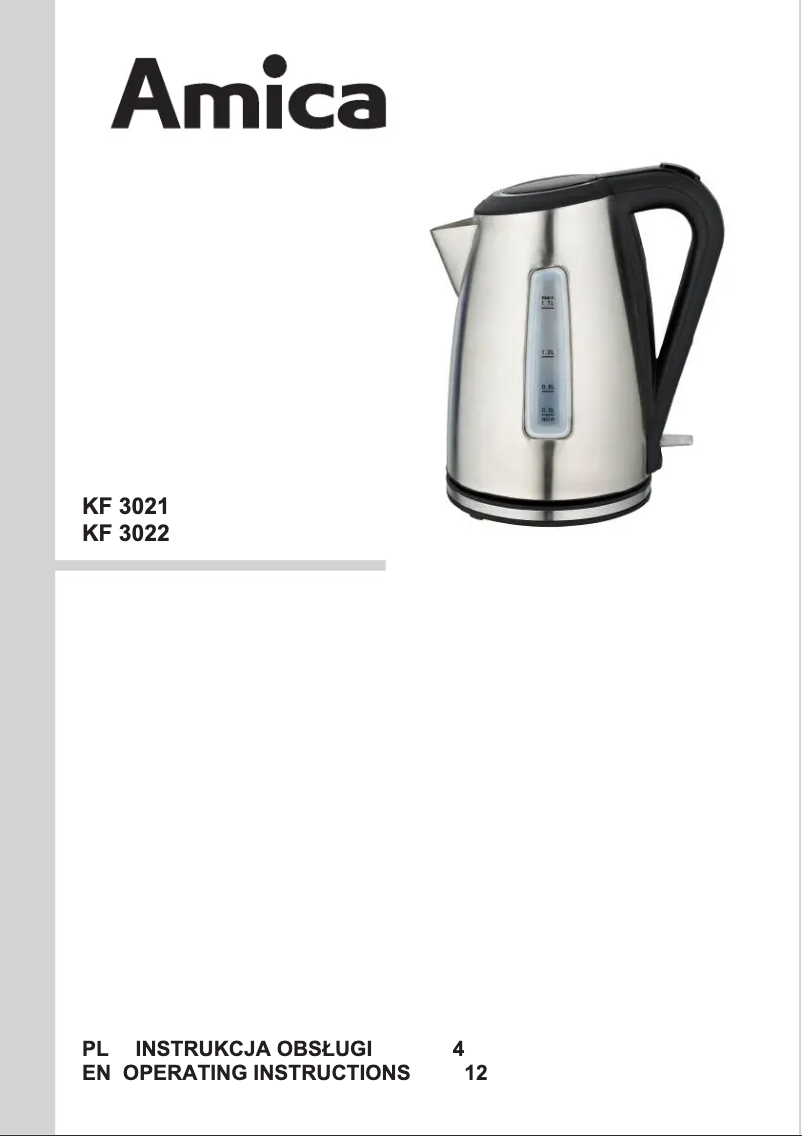 Imagen de la primera página del manual del dispositivo KF 3022