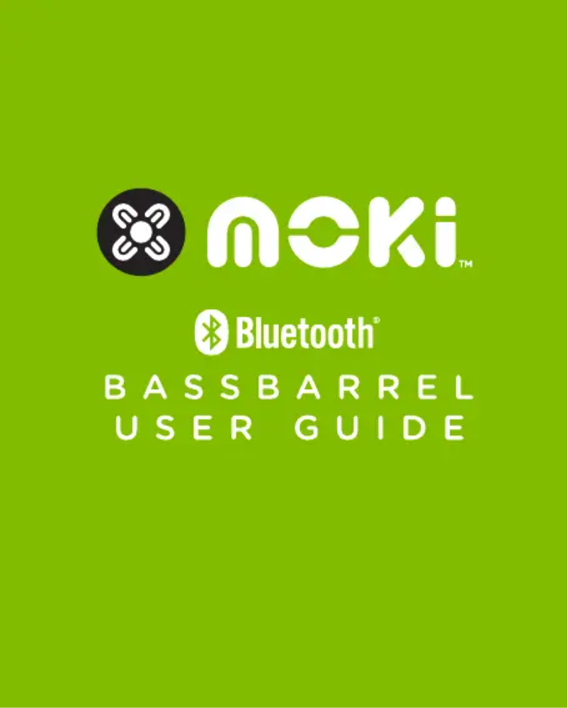Page n°1 - Manuel utilisateur Moki BassBarrel