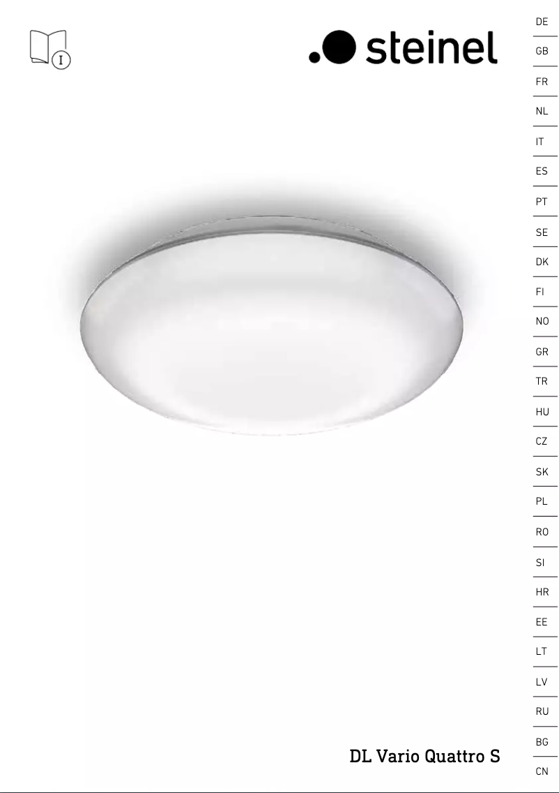 Page 1 de la notice Manuel utilisateur Steinel DL Vario Quattro LED