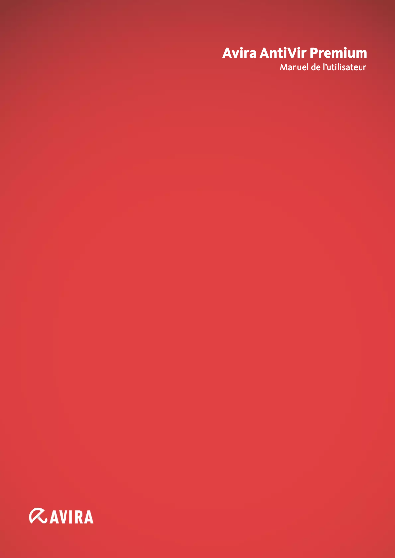 Image de la première page du manuel de l'appareil AntiVir Premium