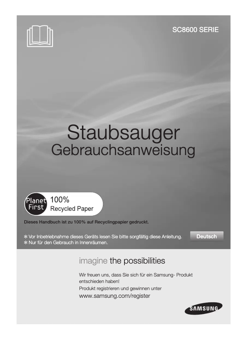 Page n°1 - Manuel utilisateur Samsung SC86G0