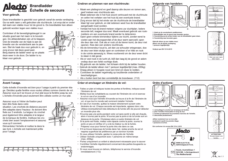 Página 1 del manual Manual de usuario Alecto EL-450