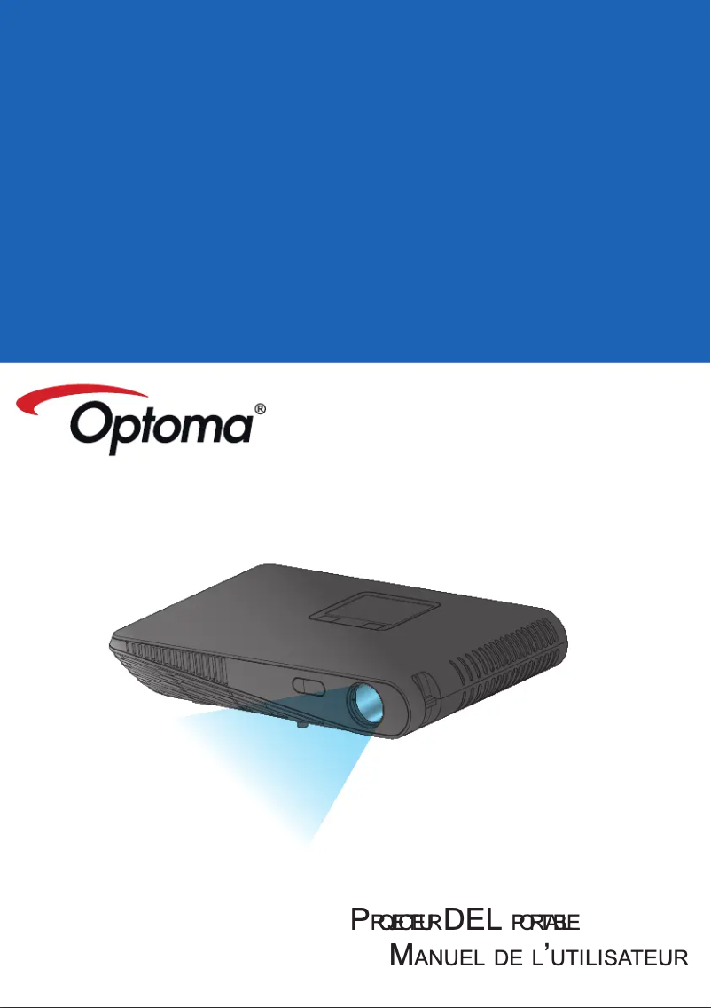 Page n°1 - Manuel utilisateur Optoma ML1500e