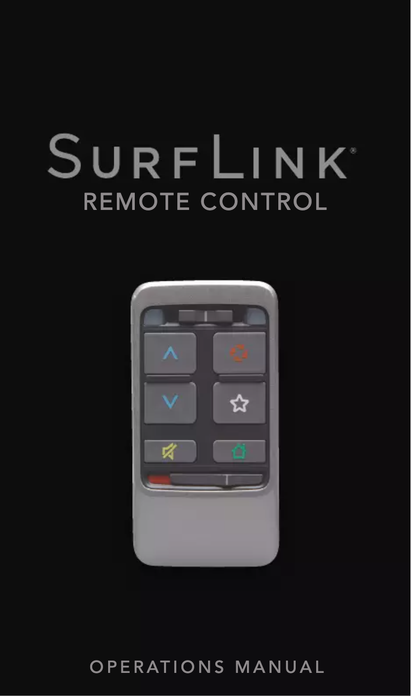 Page n°1 - Manuel utilisateur Starkey SurfLink Advanced Remote