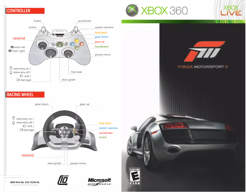 Page n°1 - Manuel utilisateur Microsoft Forza Motorsport 3 (Xbox 360)