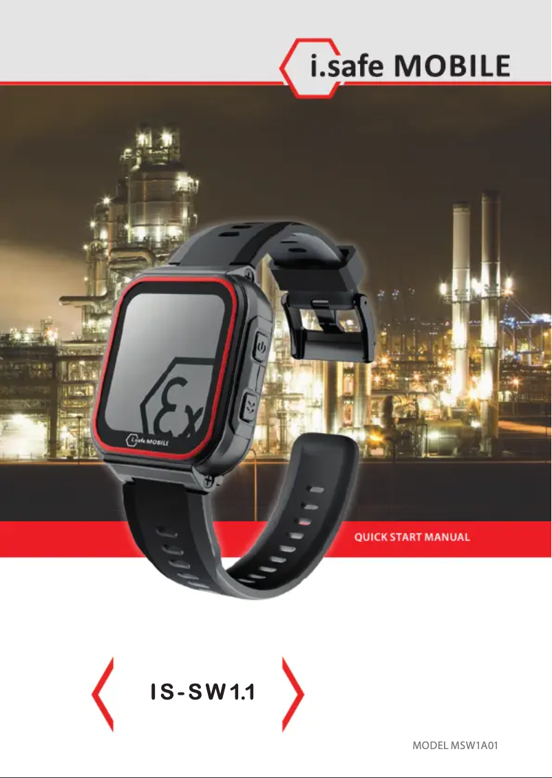 Page n°1 - Guide de démarrage rapide i.safe Mobile IS-SW1.1