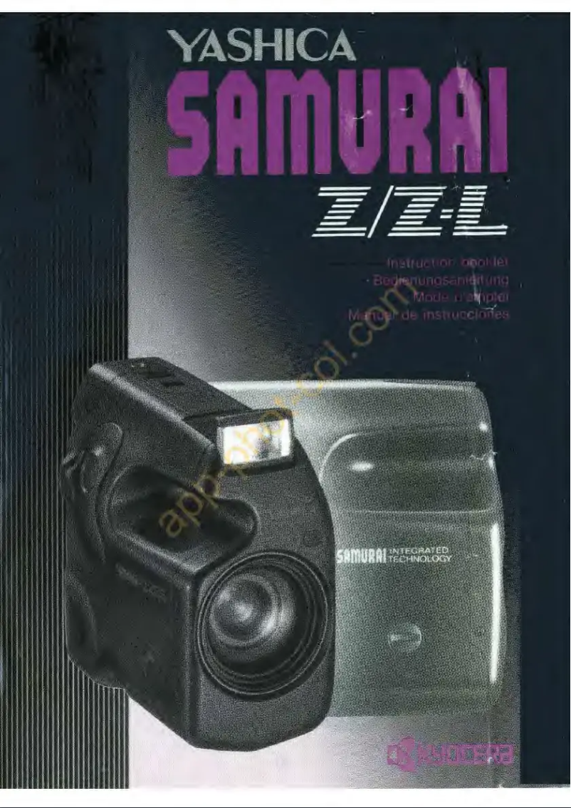 Page 1 of the manual User Manual Kyocera Samurai Z-L