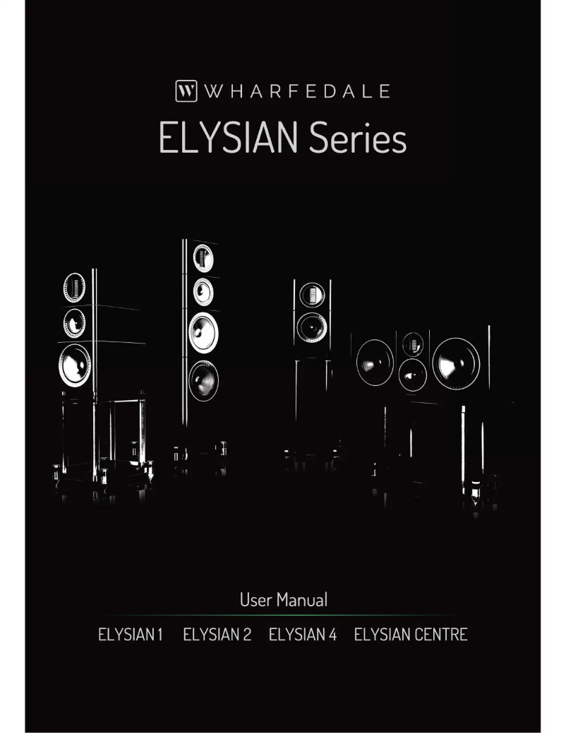 Page 1 de la notice Mode d'emploi Wharfedale Elysian C