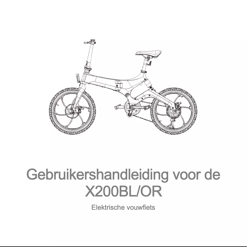 Page 1 de la notice Manuel utilisateur BOHLT X200BL