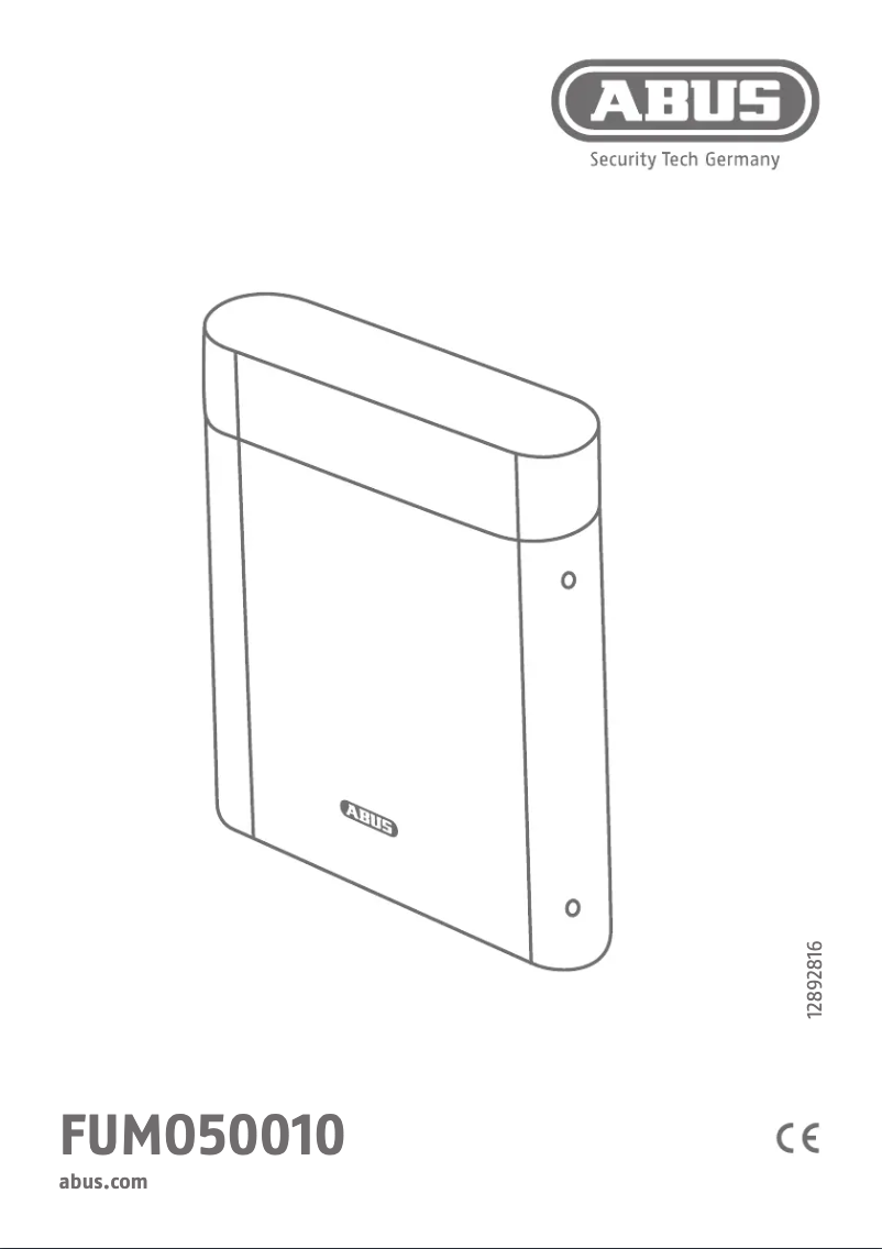 Image de la première page du manuel de l'appareil FUMO50010