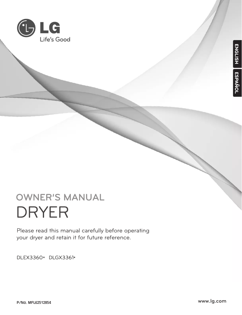 Image de la première page du manuel de l'appareil DX3361V