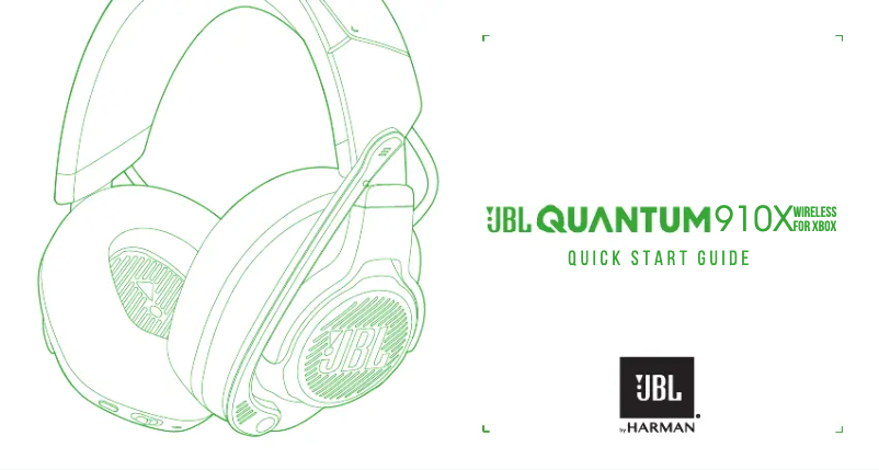Page 1 de la notice Manuel utilisateur JBL Quantum 910 Wireless