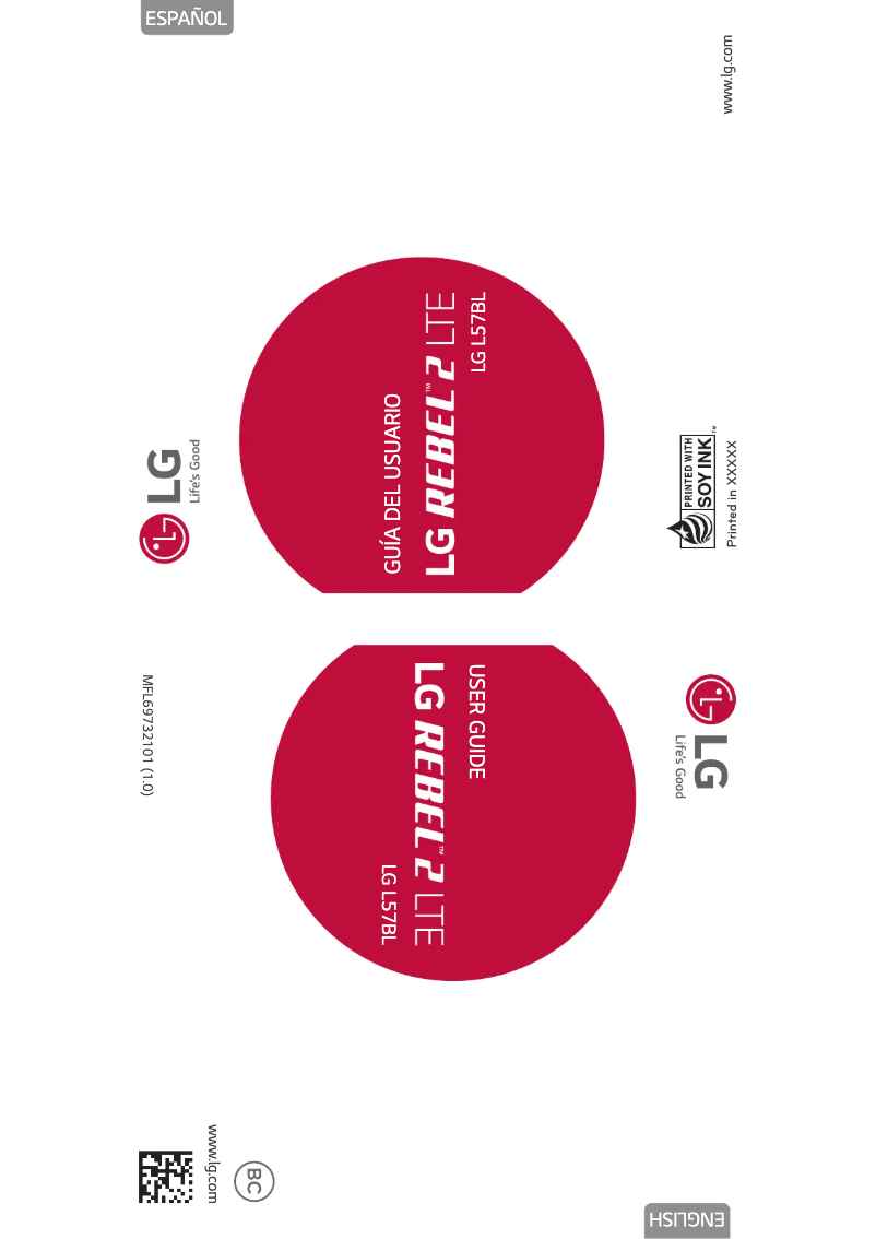 Page n°1 - Manuel utilisateur LG Rebel 2 LTE