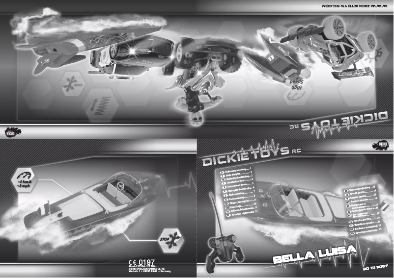 Page n°1 - Manuel utilisateur Dickie Boot Bella Luisa 2CH RTR