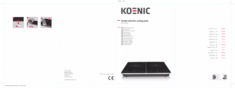 Page 1 de la notice Manuel utilisateur Koenic KIP 2432
