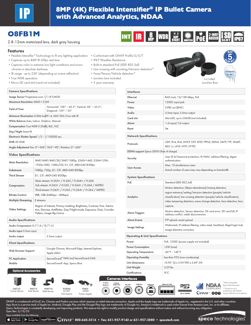 Image de la première page du manuel de l'appareil O8FB1M