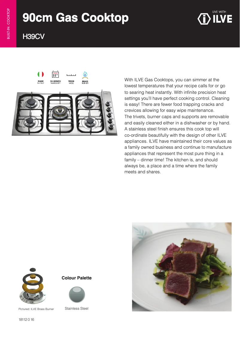 Image de la première page du manuel de l'appareil H39CV/I