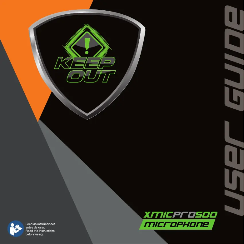 Página 1 del manual Manual de usuario KeepOut XMICPRO500
