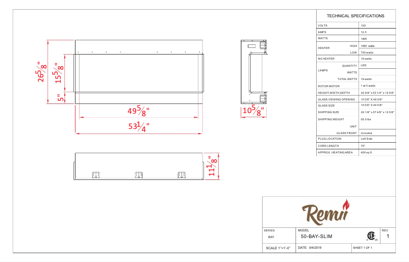 Image de la première page du manuel de l'appareil 50-BAY-SLIM
