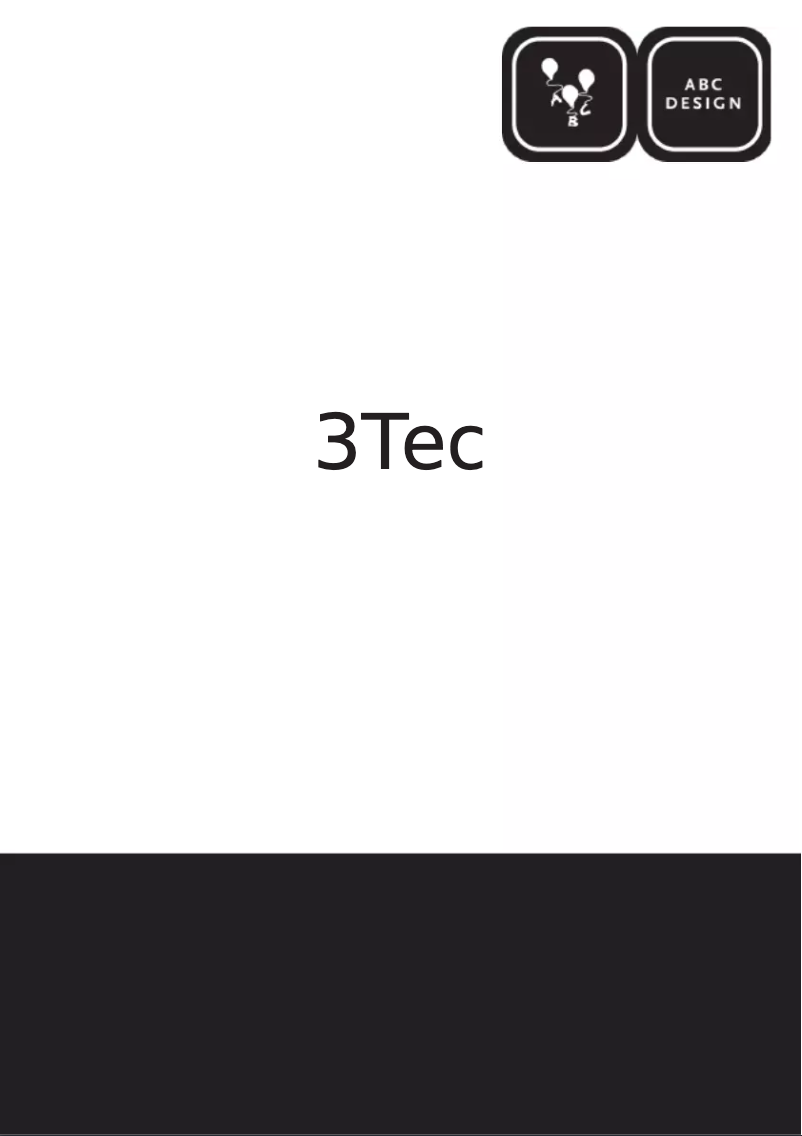 Page n°1 - Manuel utilisateur ABC Design 3Tec Plus