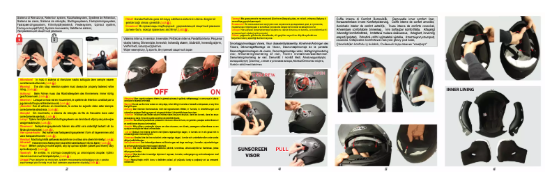 Page 1 de la notice Manuel utilisateur Airoh STA55