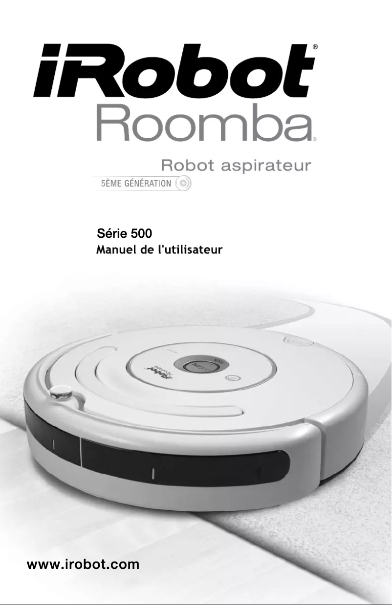 Image de la première page du manuel de l'appareil Roomba 562