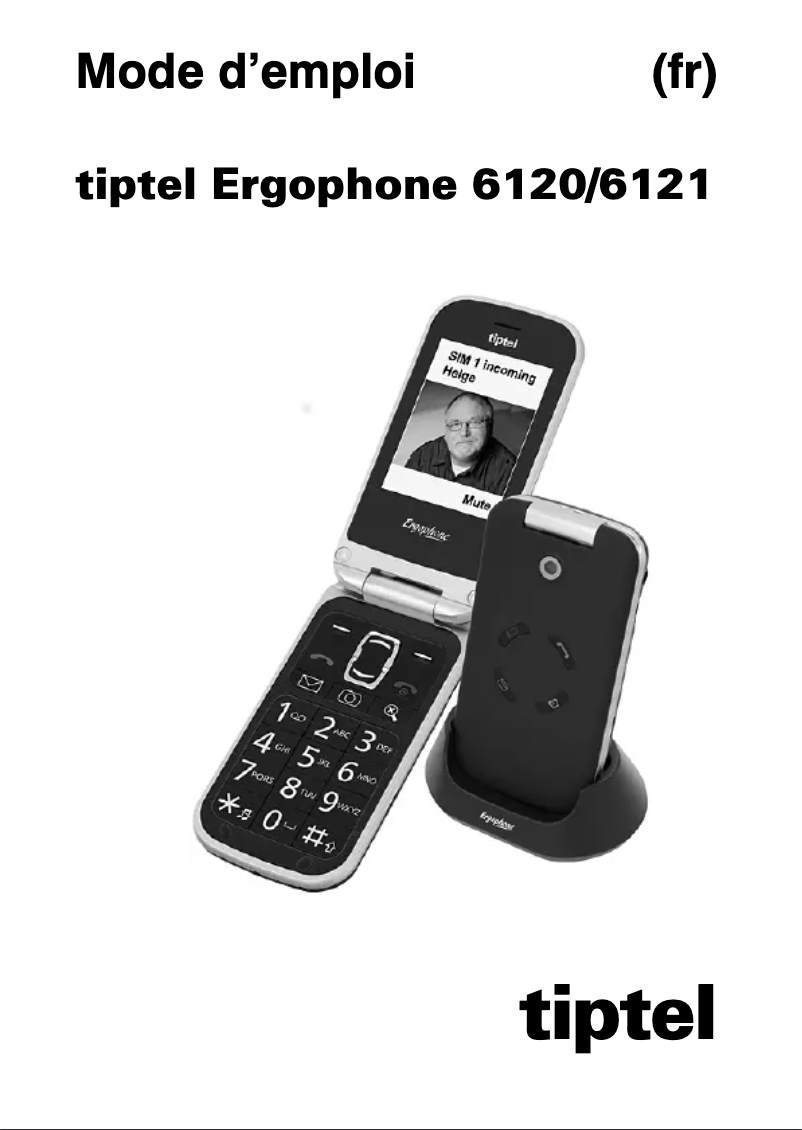 Page 1 de la notice Manuel utilisateur Tiptel Ergophone 6121