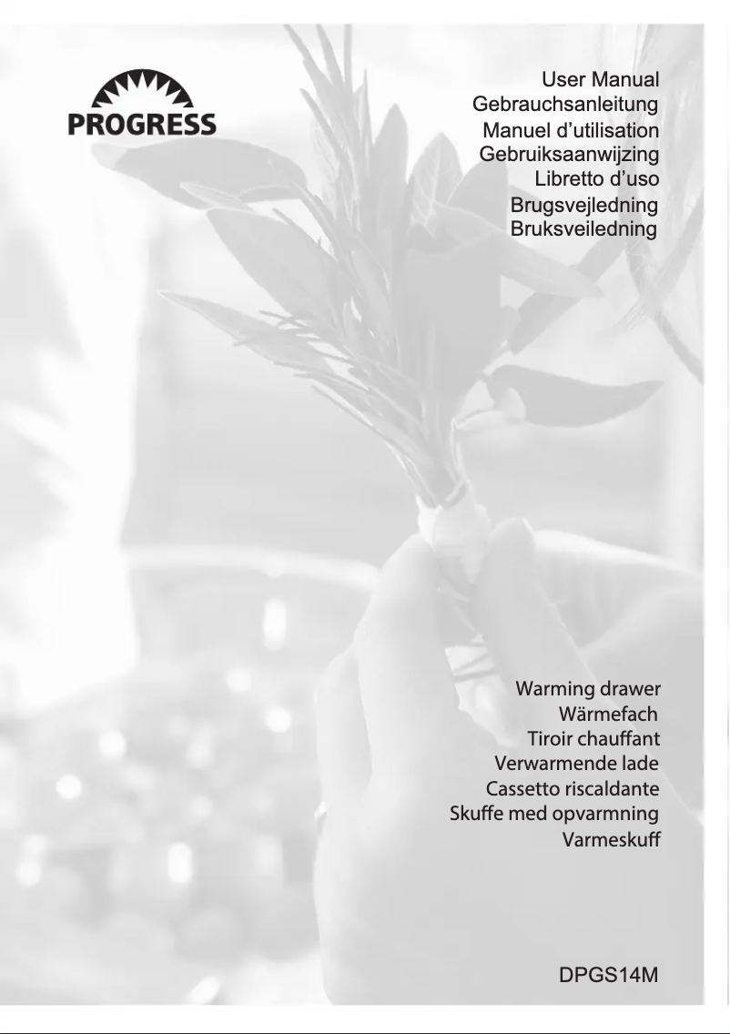 Image de la première page du manuel de l'appareil DPGS14M