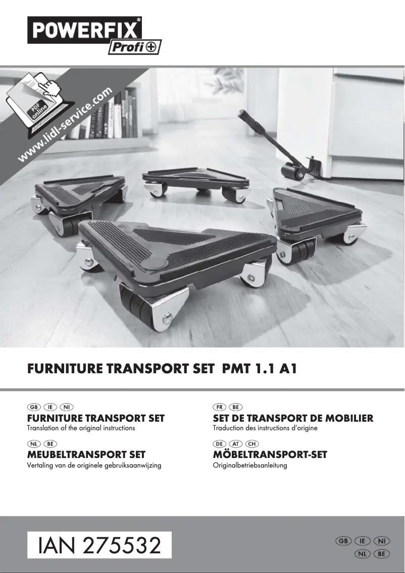 Page n°1 - Manuel utilisateur Powerfix PMTR 4 A1