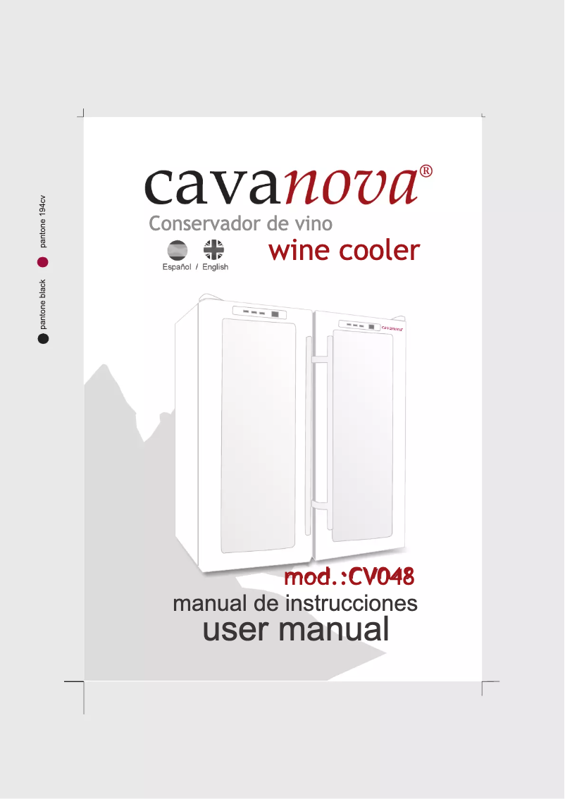 Page n°1 - Manuel utilisateur Cavanova CV048