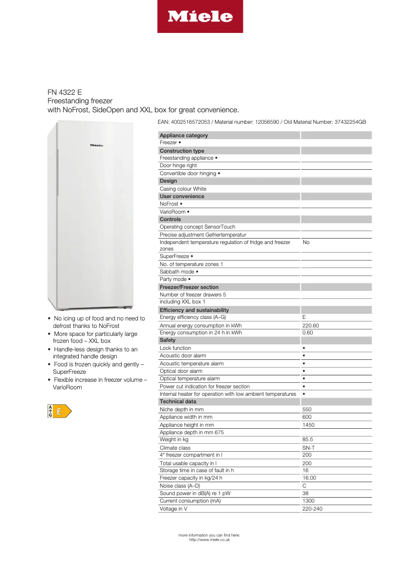 Image de la première page du manuel de l'appareil FN 4322 E