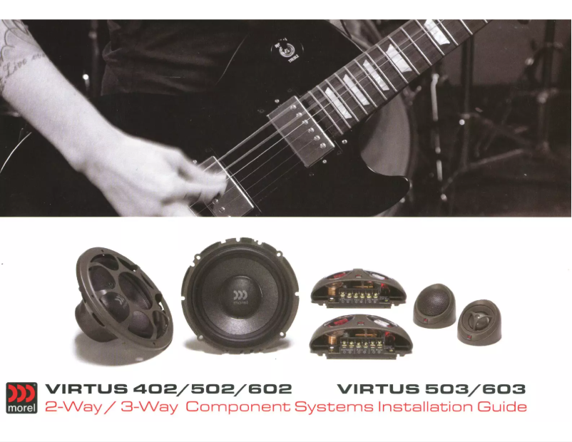 Page 1 de la notice Manuel utilisateur Morel Virtus 402