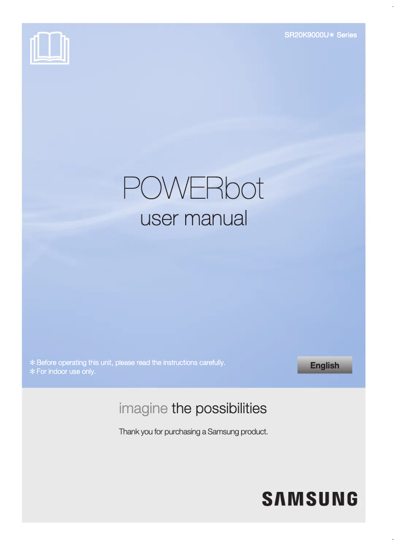 Page n°1 - Manuel utilisateur Samsung VR20K9000UB