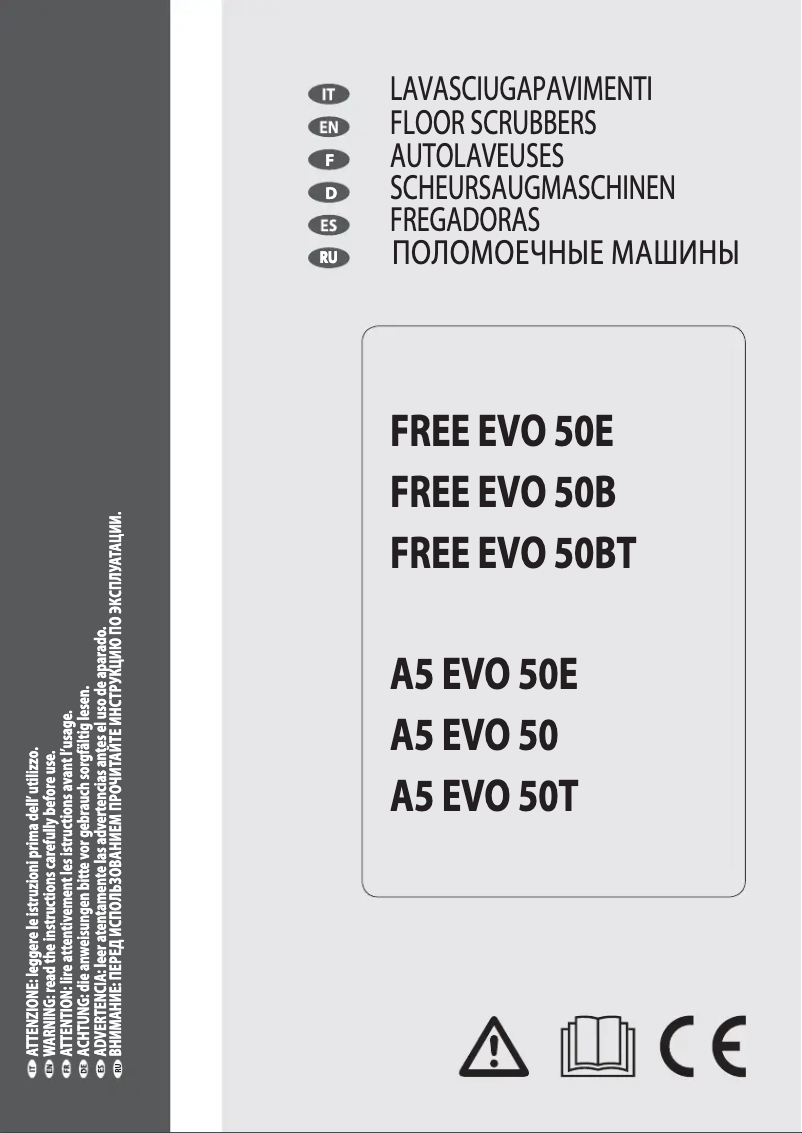 Page 1 de la notice Manuel utilisateur Lavorwash A5 EVO 50E