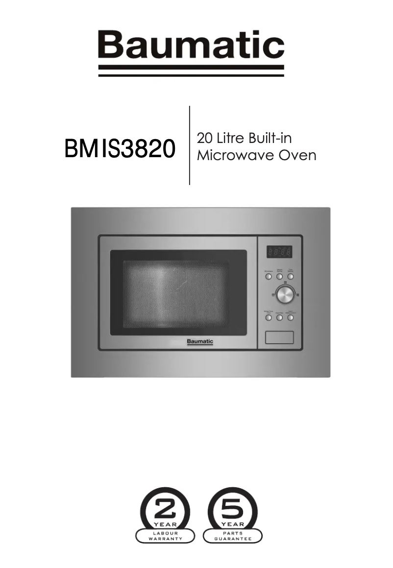 Image de la première page du manuel de l'appareil BMIS3820