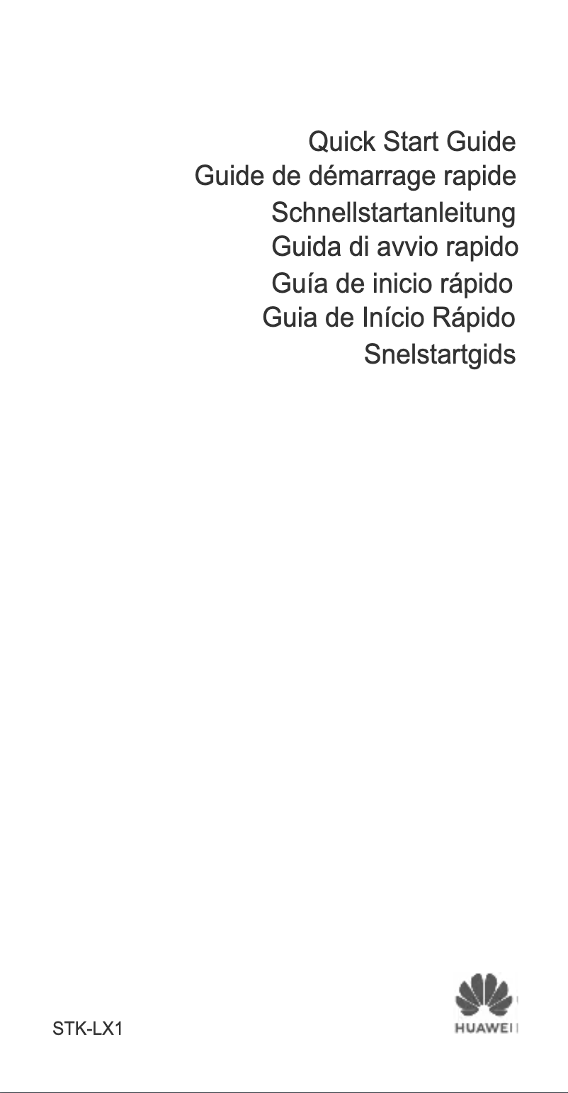 Page 1 de la notice Manuel utilisateur Huawei P Smart Z