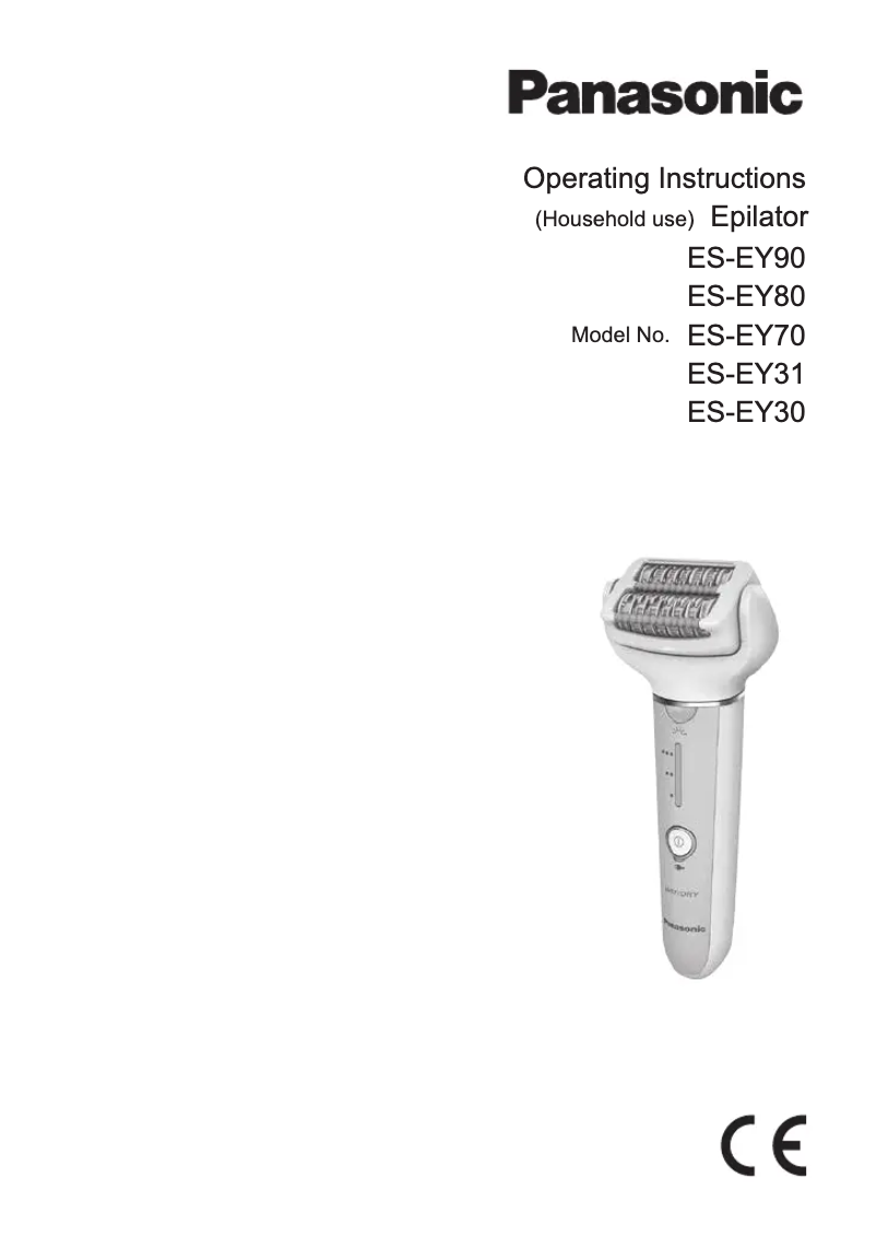 Page 1 de la notice Manuel utilisateur Panasonic ES-EY70