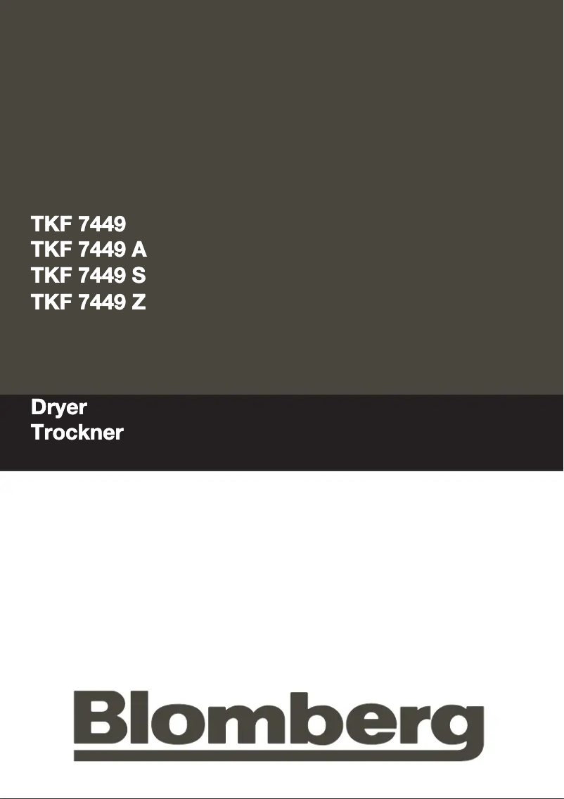 Image de la première page du manuel de l'appareil TKF 7449