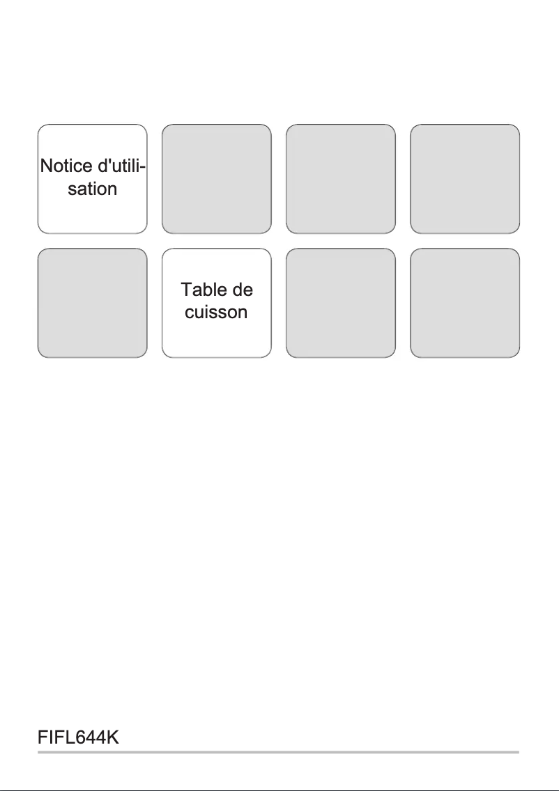 Page 1 de la notice Manuel utilisateur Electrolux FIFL644K